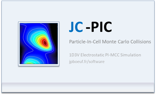 JC-PIC — Particle-In-Cell Monte Carlo Collisions